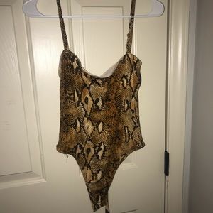 Shein Snake Print Bodysuit🐍✨
